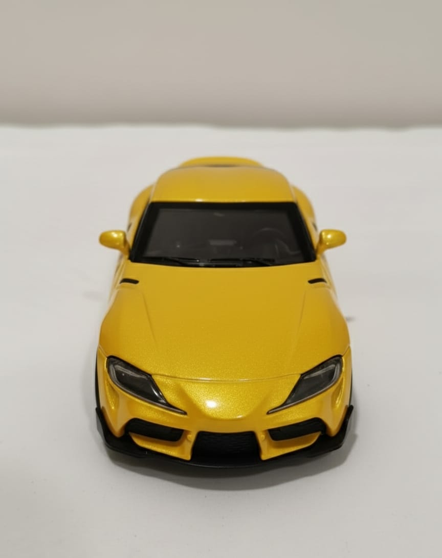 Premium White Toyota GR Supra Die-Cast Model Car